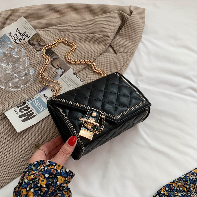 ✨ Lingge Chic Chain Square Bag – Everyday Glam ✨