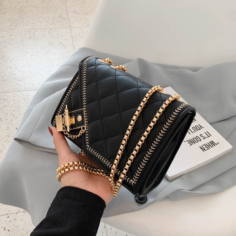 ✨ Lingge Chic Chain Square Bag – Everyday Glam ✨